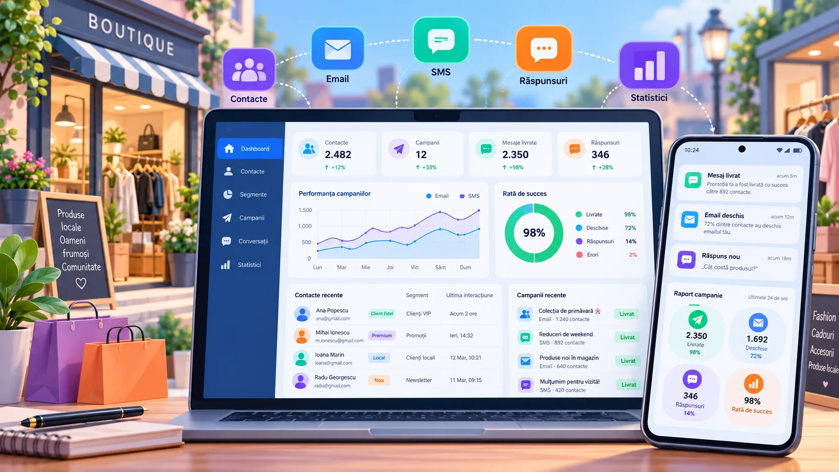 Recomandări pentru platforme de marketing prin SMS